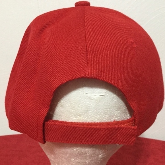 ANAHEIM ANGELS OSFA Red MLB Hat Baseball Cap NEW! - Picture 5 of 7
